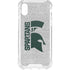 Michigan State University Spartans Half Logo iPhone XS Clear Case