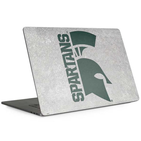 Michigan State University Spartans Half Logo MacBook Skins