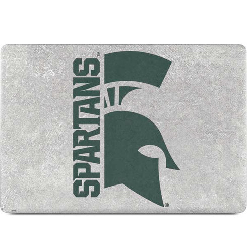 Michigan State University Spartans Half Logo MacBook Skins