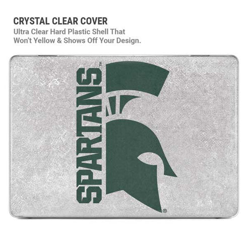 Michigan State University Spartans Half Logo MacBook Cases