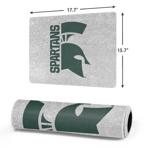 Michigan State University Spartans Half Logo Gaming Mouse Pad