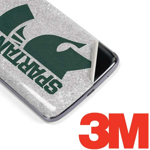 Michigan State University Spartans Half Logo Moto E5 Plus Skin