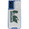 Michigan State University Spartans Half Logo Moto G 5G (2024) Clear Case
