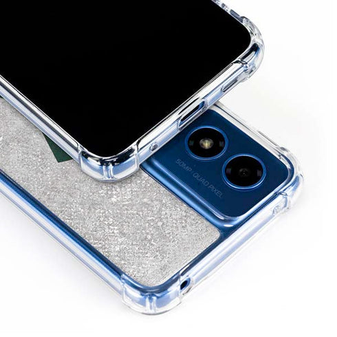 Michigan State University Spartans Half Logo Moto G 5G (2024) Clear Case