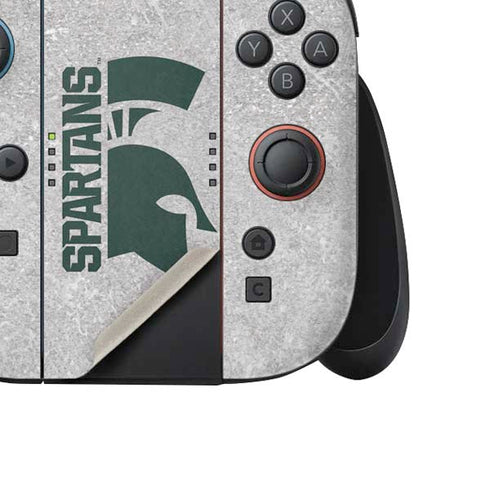 Michigan State University Spartans Half Logo Nintendo Switch 2 (2025) Joy-Con Controller Skin
