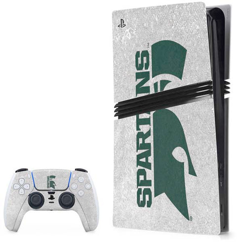 Michigan State University Spartans Half Logo PlayStation PS5 Skins