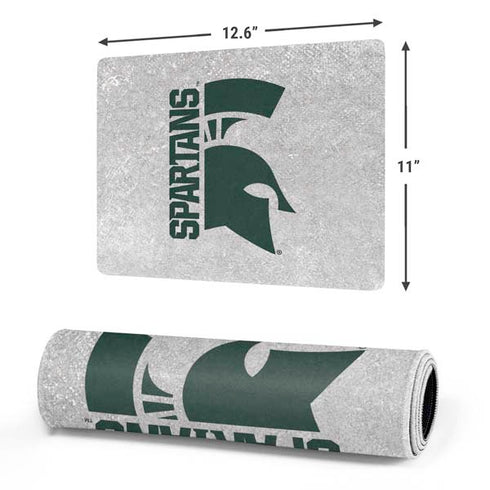 Michigan State University Spartans Half Logo Gaming Mouse Pad