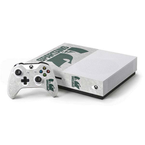 Michigan State University Spartans Half Logo Xbox One Skins