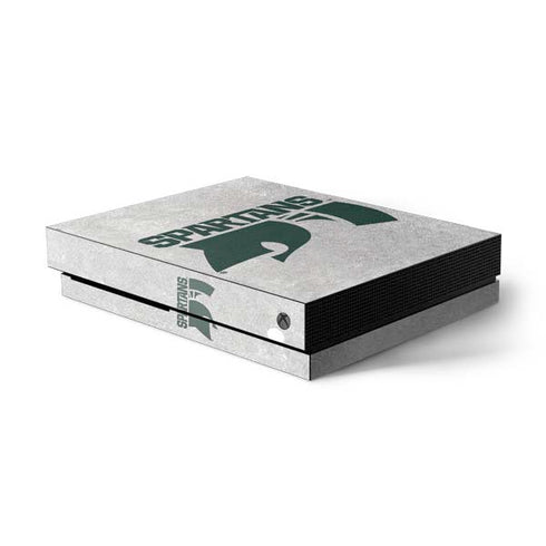 Michigan State University Spartans Half Logo Xbox One Skins