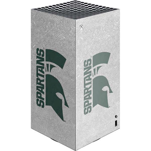Michigan State University Spartans Half Logo XBox Series X Digital Edition Console Skin