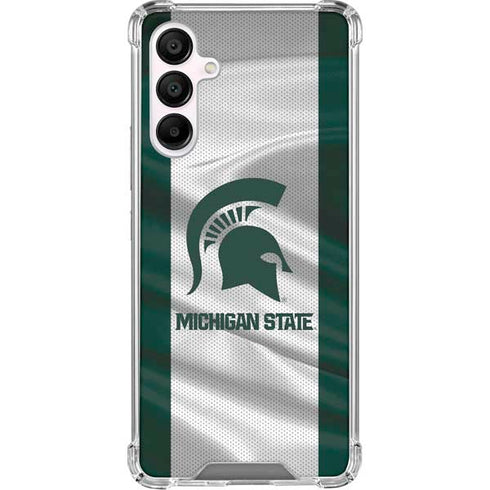 Michigan State University Spartans Jersey Galaxy A16 5G Clear Case