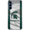 Michigan State University Spartans Jersey Galaxy A35 5G Clear Case