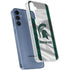 Michigan State University Spartans Jersey Galaxy A55 5G Clear Case