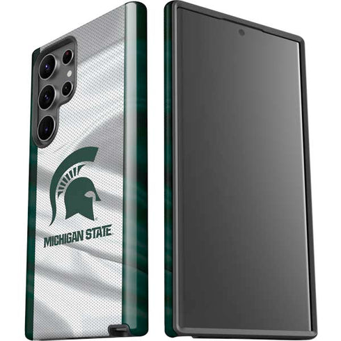 Michigan State University Spartans Jersey Galaxy S23 Ultra Pro Case