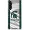 Michigan State University Spartans Jersey Galaxy S24 FE Clear Case