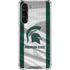 Michigan State University Spartans Jersey Galaxy S24 FE Clear Case