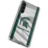 Michigan State University Spartans Jersey Galaxy S24 FE Clear Case