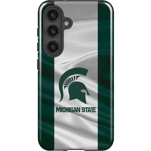 Michigan State University Spartans Jersey Galaxy S25 Impact Case
