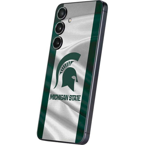 Michigan State University Spartans Jersey Galaxy S25 Skin