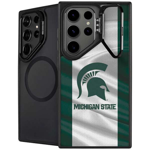 Michigan State University Spartans Jersey Galaxy Cases