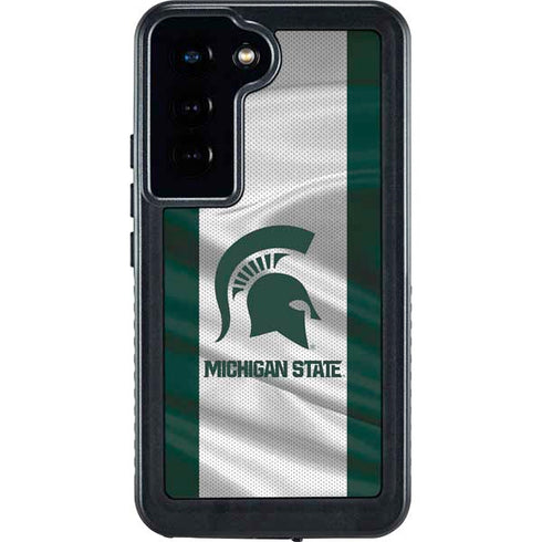 Michigan State University Spartans Jersey Galaxy S24 Waterproof Case