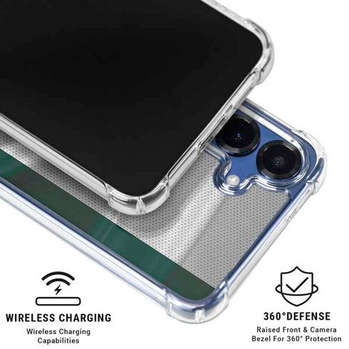 Michigan State University Spartans Jersey Galaxy S25 Plus Clear Case