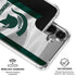 Michigan State University Spartans Jersey Galaxy S26 Clear Case