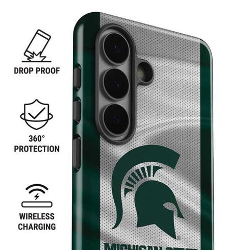 Michigan State University Spartans Jersey Galaxy S26 Impact Case