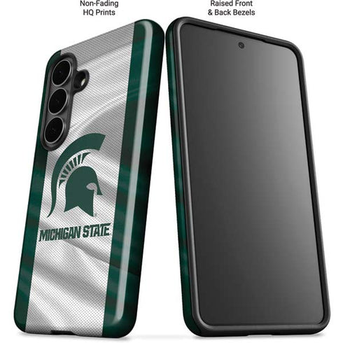 Michigan State University Spartans Jersey Galaxy S26 Impact Case