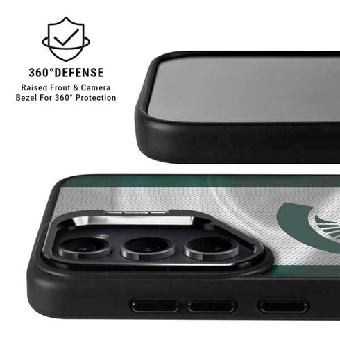 Michigan State University Spartans Jersey Galaxy S26 Kickstand Case