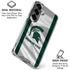 Michigan State University Spartans Jersey Galaxy S26 Plus Clear Case