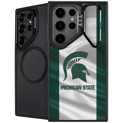 Michigan State University Spartans Jersey Galaxy S26 Ultra Kickstand Case