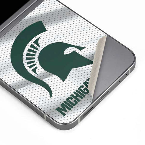 Michigan State University Spartans Jersey Galaxy Z Flip6 Skin