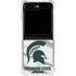 Michigan State University Spartans Jersey Galaxy Z Flip6 Clear Case