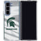 Michigan State University Spartans Jersey Galaxy Z Fold5 5G Clear Case