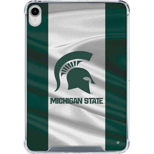 Michigan State University Spartans Jersey iPad 11th Gen (2025) Clear Case