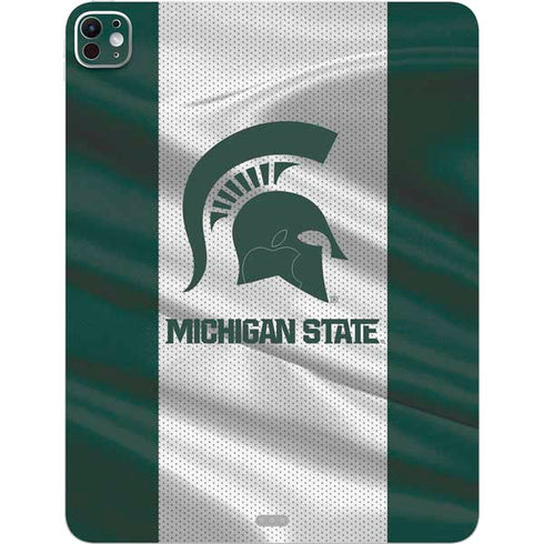 Michigan State University Spartans Jersey iPad Pro 13in M4 (2024) Skin