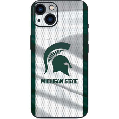 Michigan State University Spartans Jersey iPhone Skins