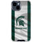 Michigan State University Spartans Jersey iPhone 15 Clear Case