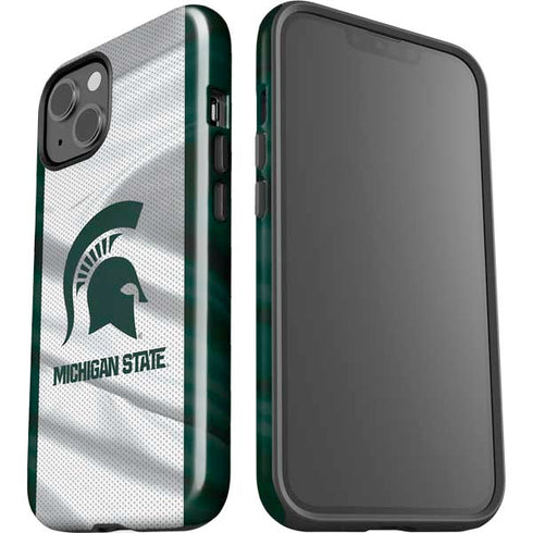 Michigan State University Spartans Jersey iPhone 15 Impact Case