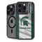Michigan State University Spartans Jersey iPhone 15 Pro Kickstand Case