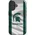 Michigan State University Spartans Jersey iPhone 16 Magsafe Impact Case