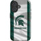 Michigan State University Spartans Jersey iPhone 16 Plus Impact Case