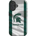 Michigan State University Spartans Jersey iPhone 16 Plus Impact Case