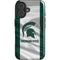 Michigan State University Spartans Jersey iPhone 16 Plus Magsafe Impact Case