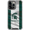 Michigan State University Spartans Jersey iPhone 16 Pro Clear Case