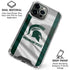 Michigan State University Spartans Jersey iPhone 16 Pro Clear Case