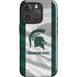 Michigan State University Spartans Jersey iPhone 16 Pro Impact Case