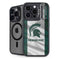 Michigan State University Spartans Jersey iPhone 16 Pro Kickstand Case