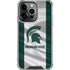 Michigan State University Spartans Jersey iPhone 16 Pro Max Clear Case